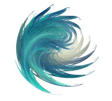 Soyut bir bilgisayar modern fraktal tasarım oluşturulan. Soyut f