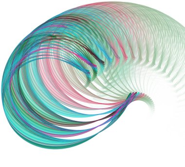 Soyut bir bilgisayar modern fraktal tasarım oluşturulan. Soyut f