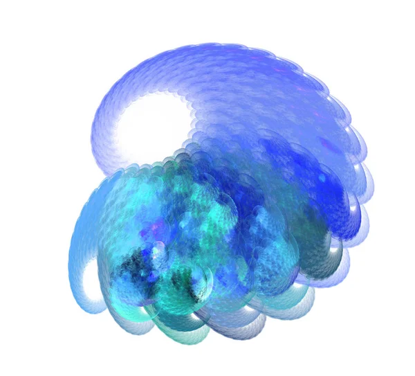 Soyut bir bilgisayar modern fraktal tasarım oluşturulan. Soyut f