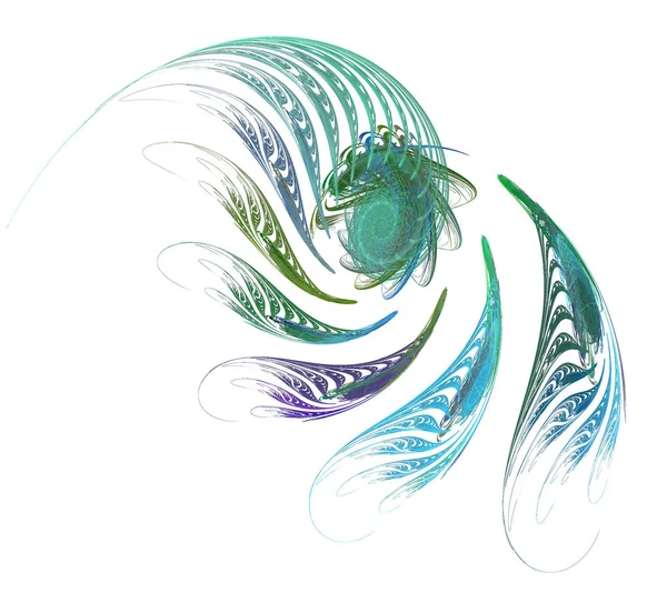 Soyut bir bilgisayar modern fraktal tasarım oluşturulan. Soyut f