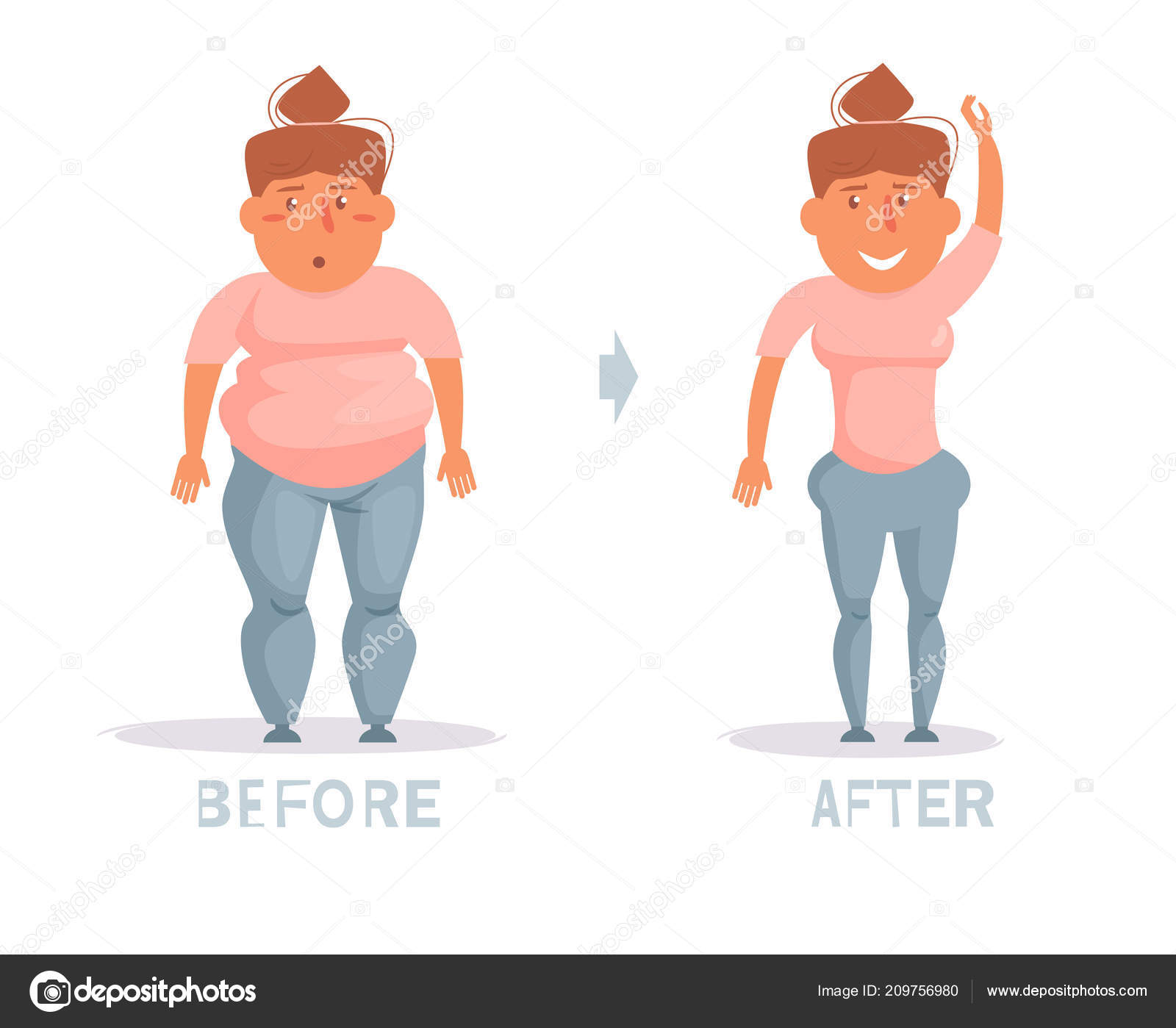 Cartoons Fat Burn Before After