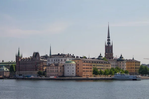 Schilderachtige panorama van de oude stad van stockholm, Zweden — Stockfoto