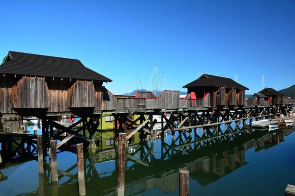 Cowichan Bay Canada June 28Th 2020 Wonderful Little Place Visit — стоковое фото