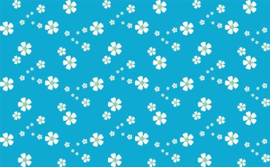 Çiçeklerle kusursuz desen