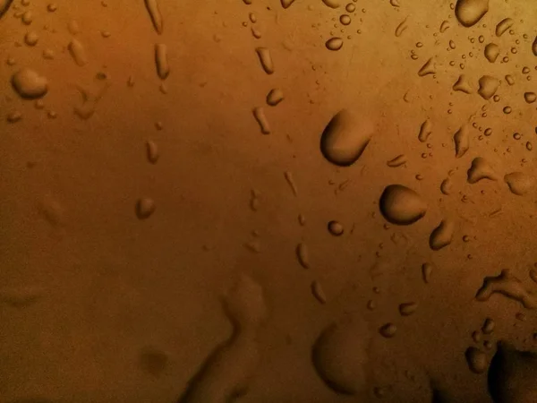 Water Drops Glass — Stock Photo, Image