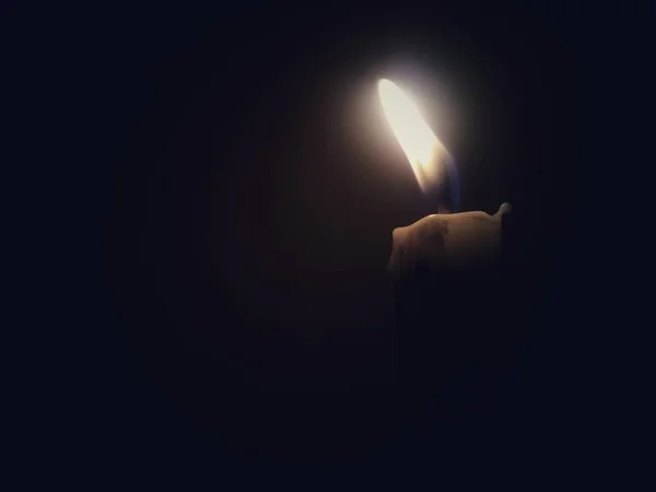 Světlo Svíček Místnosti — Stock fotografie