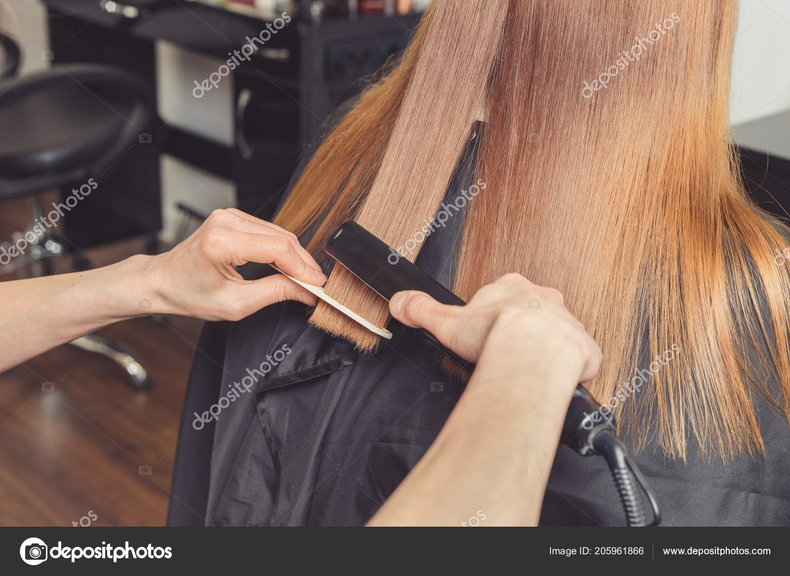 straightening salon