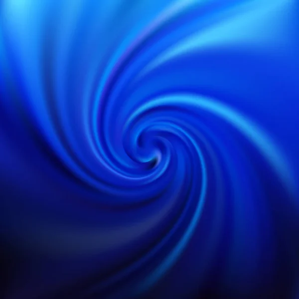 青い渦巻背景 抽象的なベクトル イラスト Eps10 — ストックベクタ