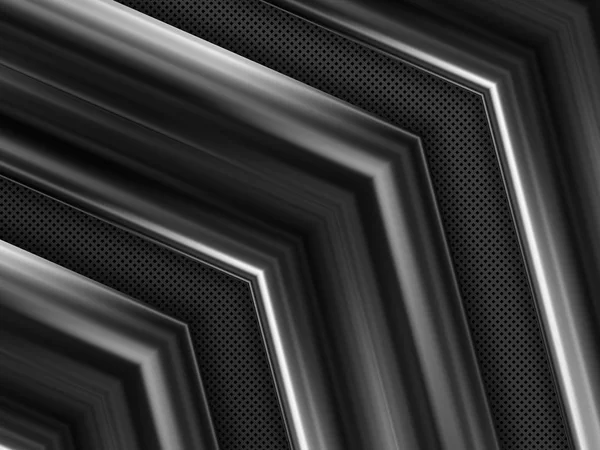 Dark Metal Texture Background Stainless Steel Vector Illustration Eps10 — Stock Vector