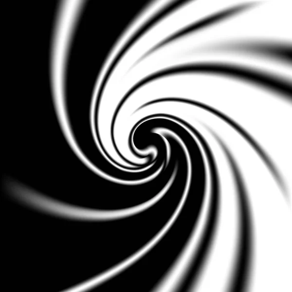 黒と白の渦巻き模様の背景 抽象的なベクトル イラスト Eps10 — ストックベクタ