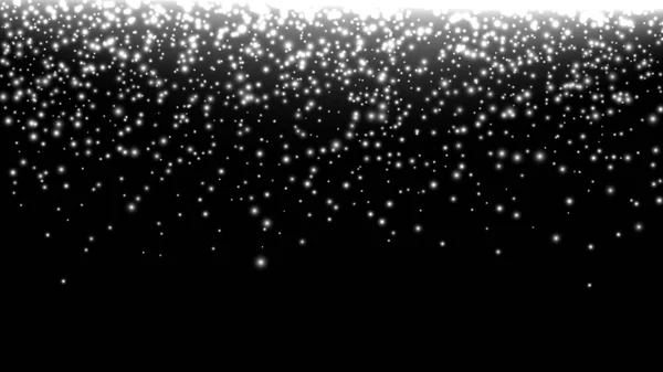 Polvo Estrellas Plateado Estrellas Caídas Efecto Luz Brillante Ilustración Vectorial — Archivo Imágenes Vectoriales