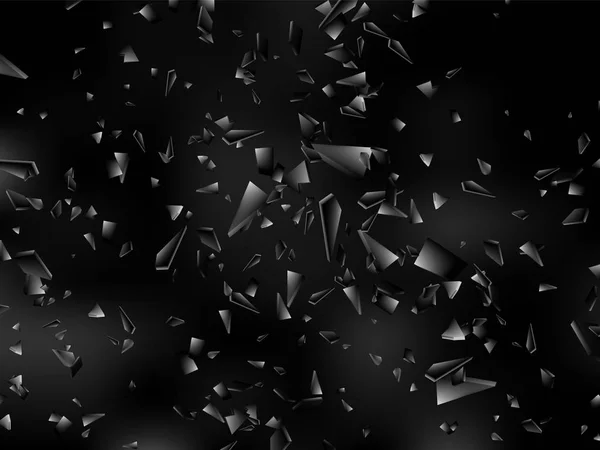 碎玻璃碎片 抽象的碎玻璃碎片 Eps10 — 图库矢量图片