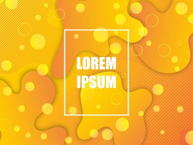 Dinamik renkli 3d geometrik arka plan. Soyut vektör illüstrasyonu