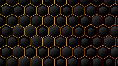 Altıgenlerle soyut geometrik arka plan. Vektör illustratio