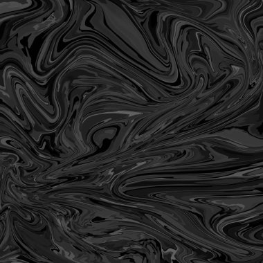 Soyut siyah beyaz sıvı arka plan. Girdap etkisi. Vektör illüstrasyonu