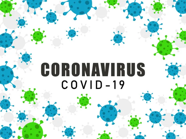 Coronavirus, COVID-19 geçmişi. Pandemik tıbbi konsept. Vektör çizimi. EPS10