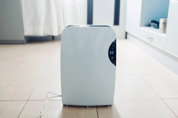 표시기 Dehumidifier Ionizer 컨테이너 집에서 주방에 — 스톡 사진