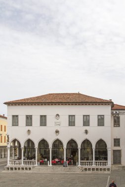 Loggia Istrian liman kenti Koper titov trg üzerinde