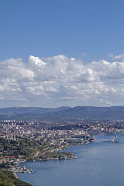 Monte Grisa - popüler noktadan Trieste yüksek