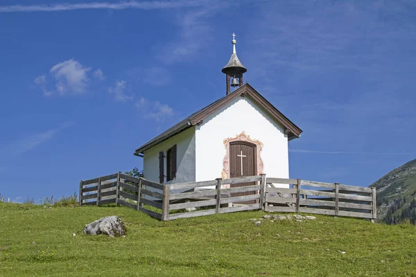 Small Chapel Grabenbergalm Tyrolean Part Mangfall Mountains — Stock Photo, Image