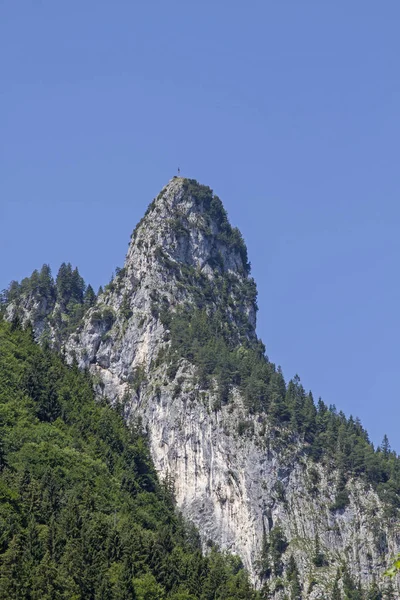 Kofel Alpach Ammergawskich Jego Śmiały Góry Formularza Jest Symbolem Namiętności — Zdjęcie stockowe