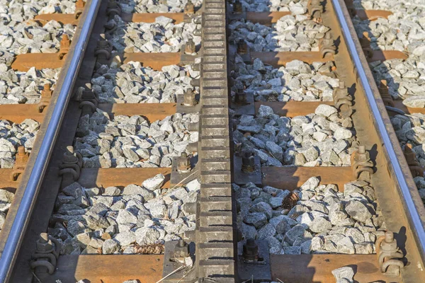 Detailansicht Mit Der Alten Zahnradbahn Auf Die Zugspitze Den Höchsten — Stockfoto