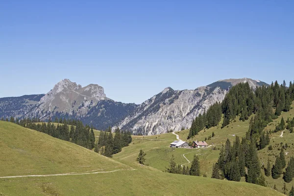 Edenalpe Munții Tannheim Popular Tur Biciclete Montane Drumeții Tirol — Fotografie, imagine de stoc