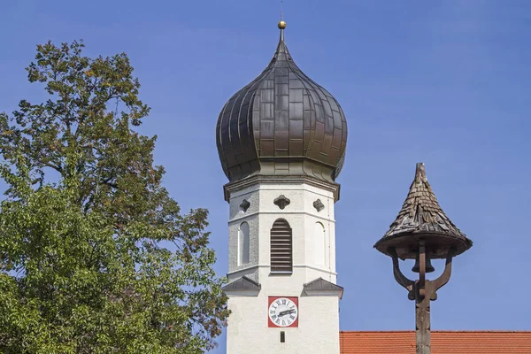 Iglesia Parroquial San Sebastián Weissenbach Lech Tirol —  Fotos de Stock