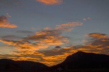Muhteşem sabah ruh Trentino Passo Vezzena
