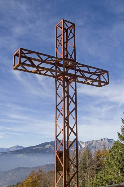 Demir haç üzerinde en yüksek noktası, yazı Oberwiesen, ı. Dünya Savaşı sur Lusern yakın