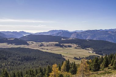 Vezzena Yaylası peyzaj meadows tarafından karakterize ormanlar, birçok dağ kulübeleri ve pastoral küçük göller