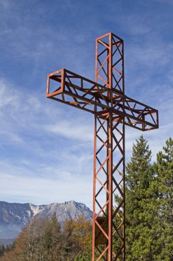Demir haç üzerinde en yüksek noktası, yazı Oberwiesen, ı. Dünya Savaşı sur Lusern yakın