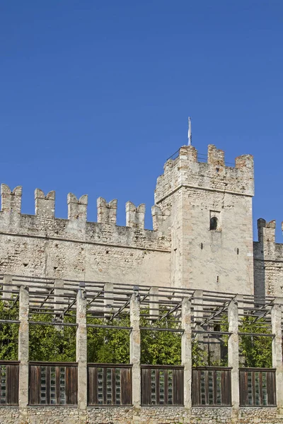 Castillo Scaliger Hito Torri Del Benaco Fue Construido Edad Media —  Fotos de Stock