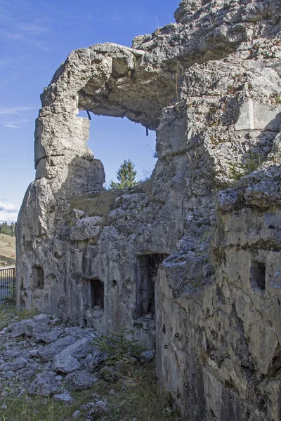 Forte Busa Verle World War Military Complex Built Austrians — Stock Photo, Image