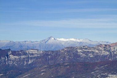 Passo Coe Adamello dağlardan glaciated Grubu'nun görünümü