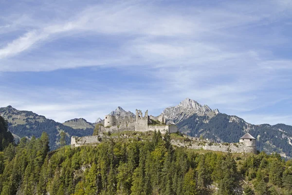 Construído 1296 Castelo Ehrenberg Uma Colina Sul Reutte Destino Popular — Fotografia de Stock