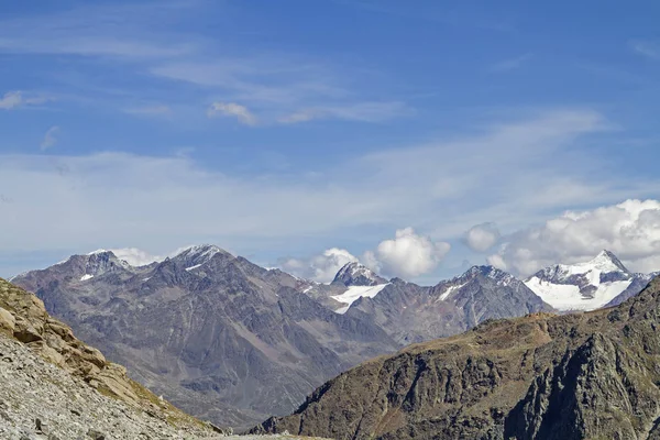 Від Льодовика Oetztal Дороги Яка Веде Від Soelden Rettenbachferner Також — стокове фото