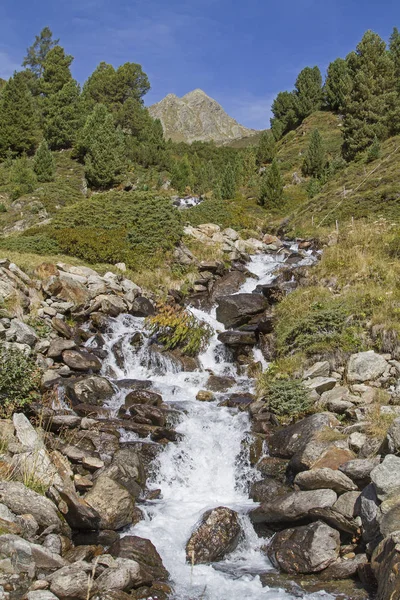 Kraspesbach Flows Far Schweinfurt Hut Horlach Brook — Stock Photo, Image