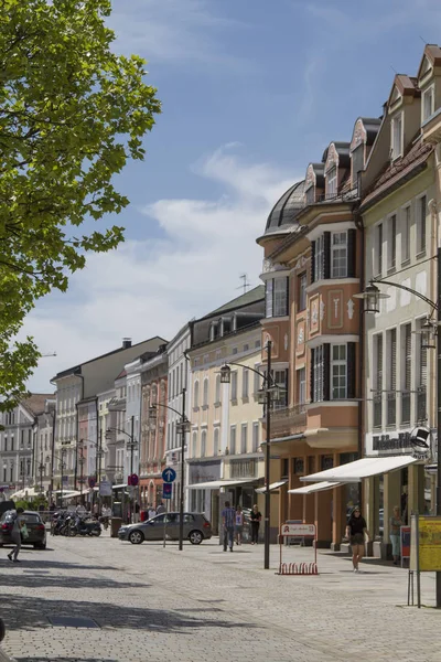 Town Square Deggendorf Lower Bavarian District Town — Stock Photo, Image