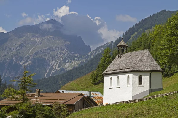 Bichlbaechle Lechtal 알프스에서 골짜기의 — 스톡 사진