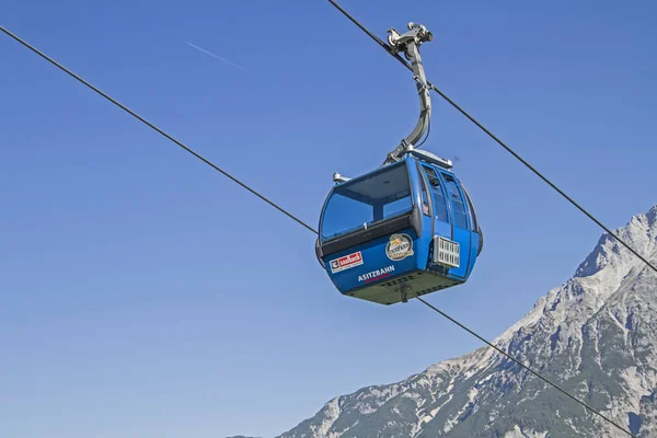 Die Asitz Kabinenbahn Beförderte Touristen Wanderer Und Mountainbiker Auf Den — Stockfoto