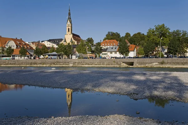 Złe lustro Toelz im Isar — Zdjęcie stockowe