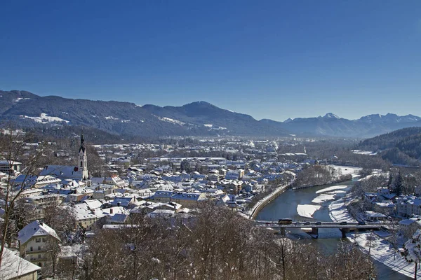 Bad Toelz en invierno — Foto de Stock