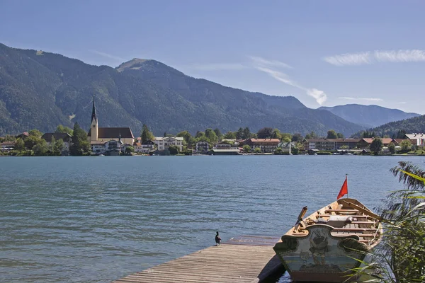 Rottach Egern a Tegernsee tó közelében — Stock Fotó