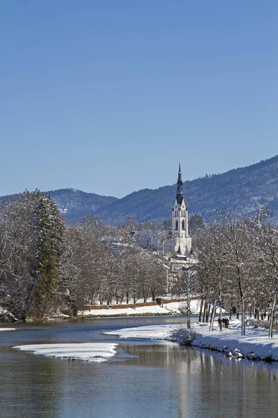 Bad Toelz en invierno — Foto de Stock