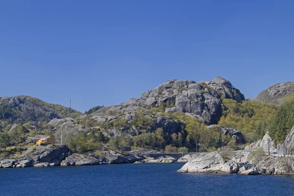 Côte rocheuse dans le Rogaland — Photo