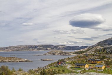 Sandviksberget 'deki fiyort manzarası