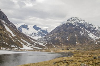 Alpine settlement Anestolen und Bokkebreen