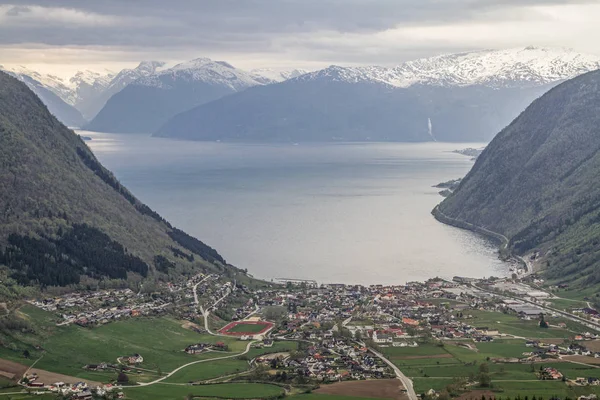 A Sognefjord látképe — Stock Fotó