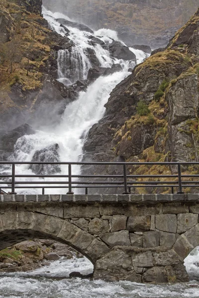 Espetáculo natural Latefoss — Fotografia de Stock